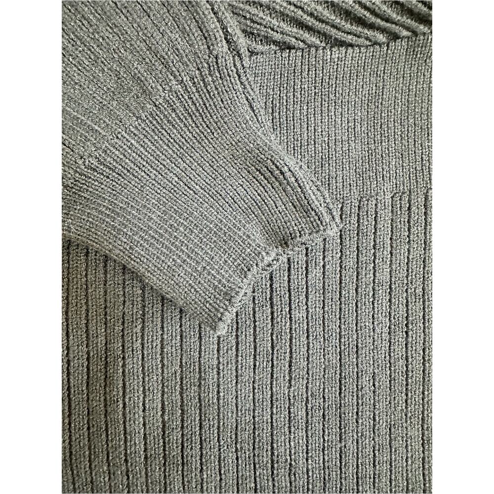 NWOT Halara V-neck Batwing Long Sleeve Split Bodycon Midi Sweater Dres - Picture 11 of 11